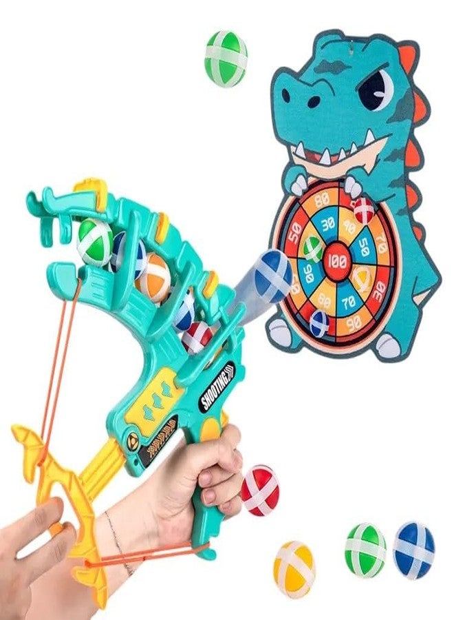 PROUDTORE لوحة لعبة PROUDTORE Dino Dart للأطفال من عمر 3 سنوات فما فوق | 8 كرات لاصقة، لعبة حفلات متعددة اللاعبين داخلية/خارجية، مثالية للأطفال من الأولاد والبنات، هدية عيد ميلاد للأطفال. - Image 1